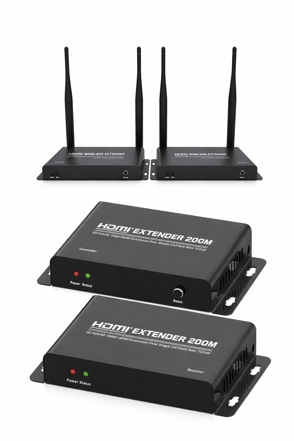 اکستندر وایرلس HDMI تی سی تی مدل TC-HWX-200 برد 200 متر