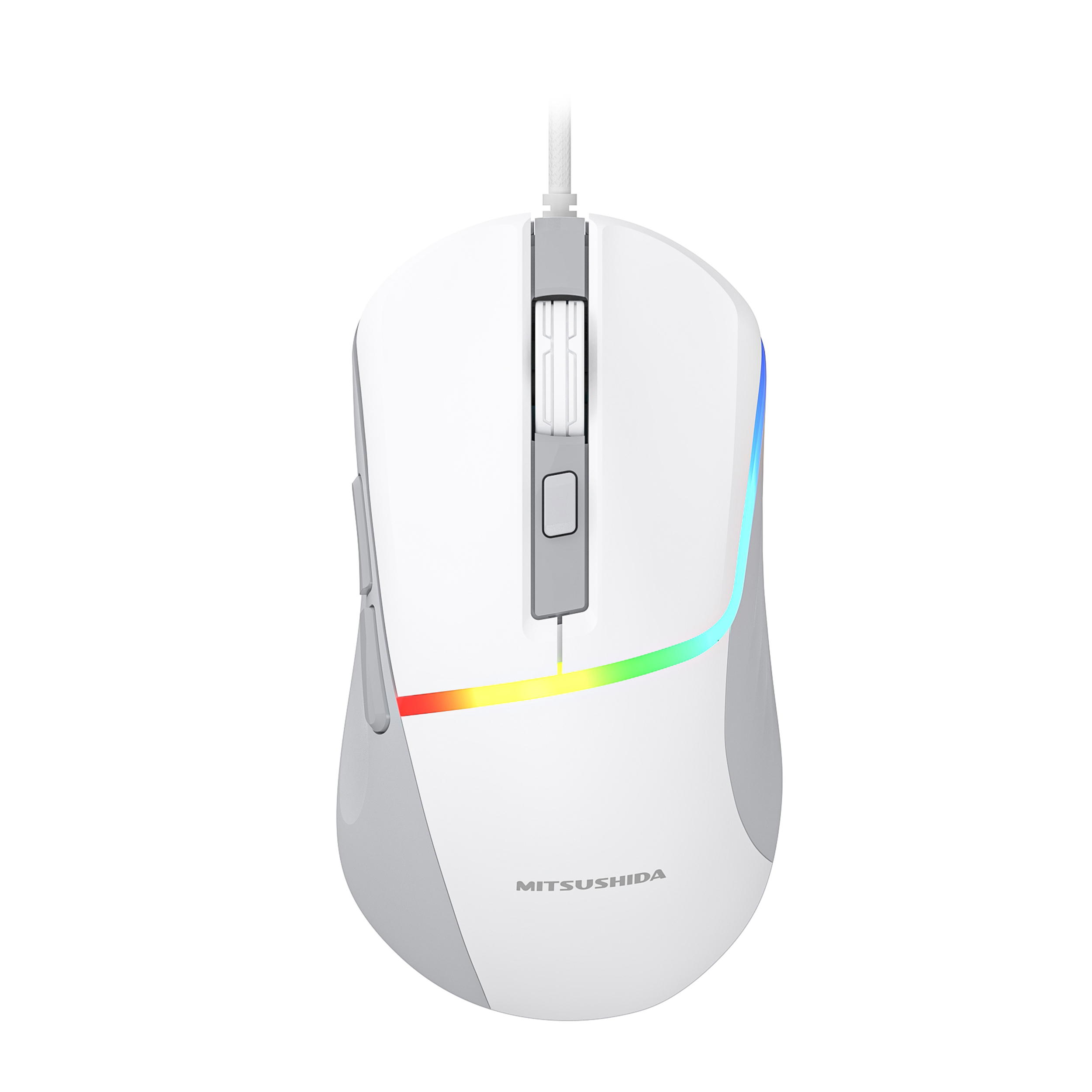 موس گیمینگ میتسوشیدا مدل KC-T20 با DPI قابل تنظیم 8000 و نورپردازی RGB