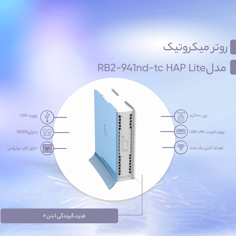 روتر میکروتیک hAP lite TC