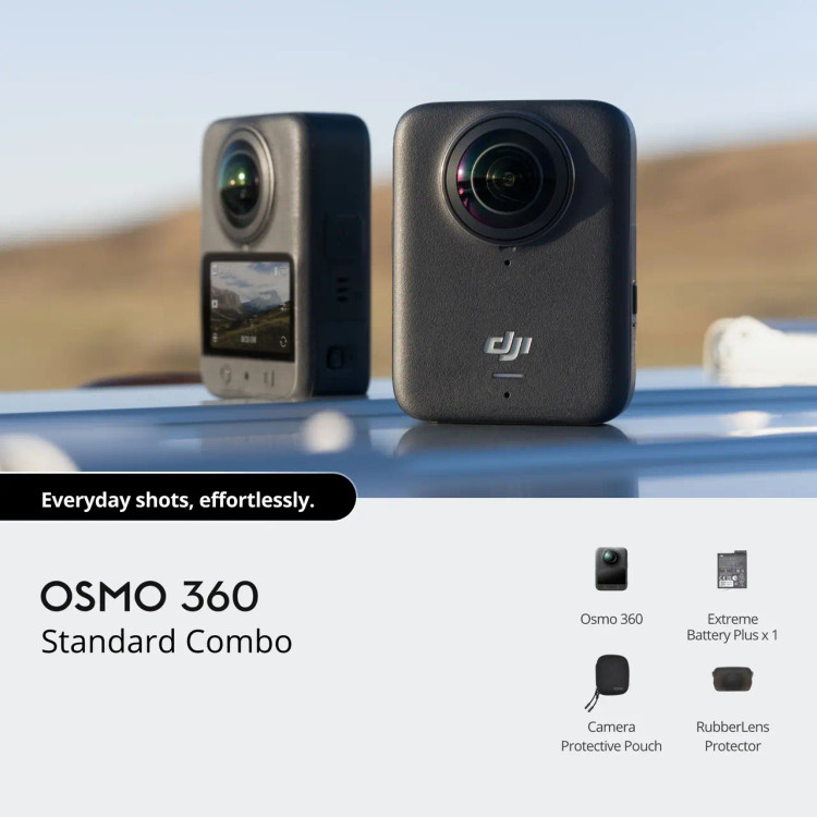 دوربین DJI Osmo 360 Standard Combo – دوربین ۳۶۰ درجه با فیلمبرداری 8K