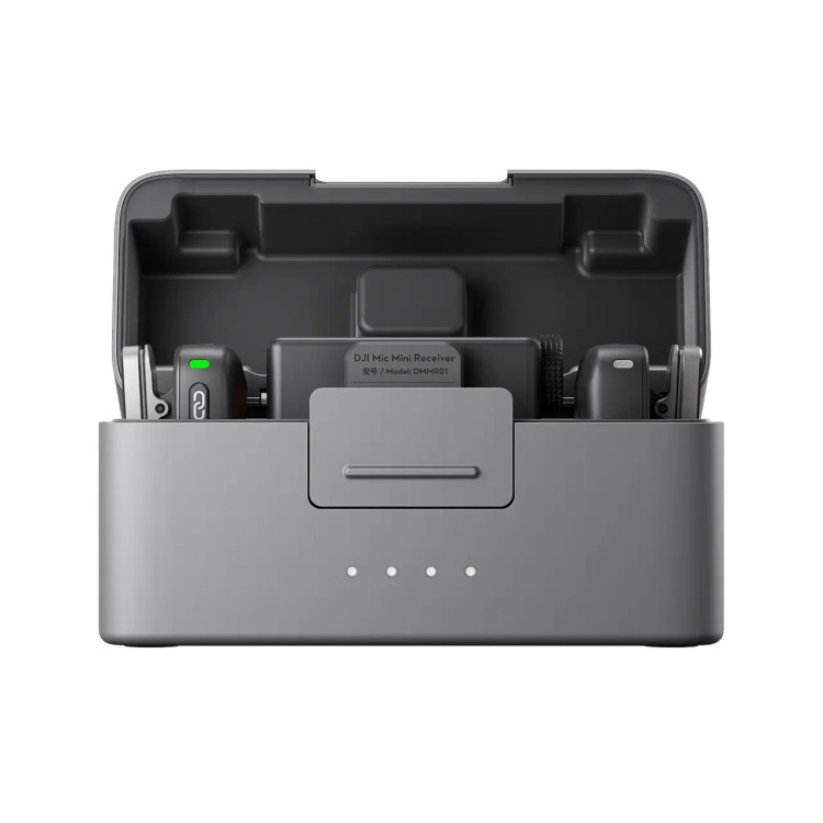 میکروفون بیسیم DJI Mic Mini با دو فرستنده، یک گیرنده و کیف شارژ
