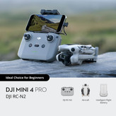 پهپاد DJI Mini 4 Pro با کنترلر DJI RC-N2