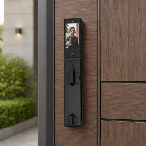 قفل هوشمند HC929 تشخیص چهره سهبعدی، Wi-Fi و Video Intercom