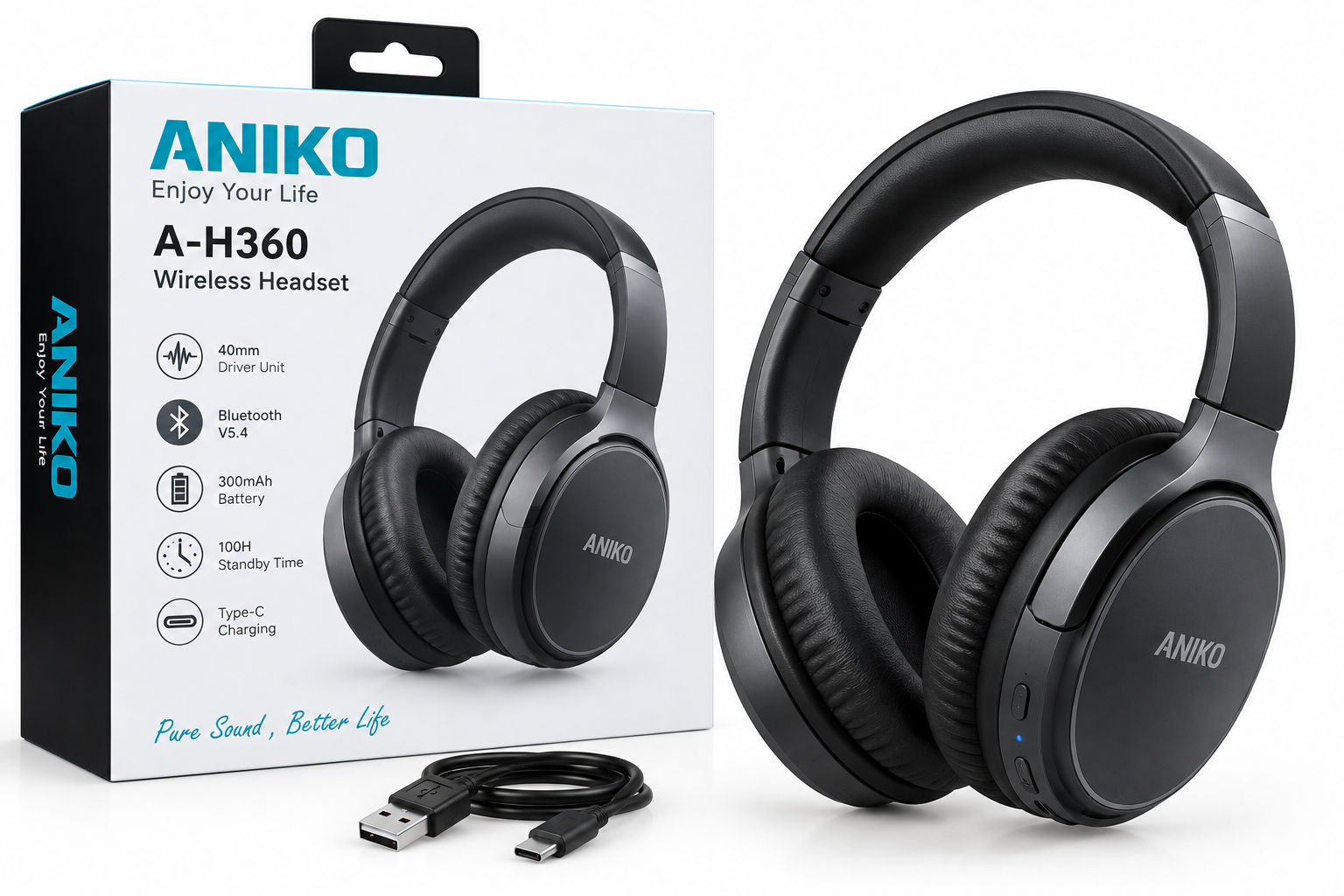 هدست بی سیم ANIKO A-H360